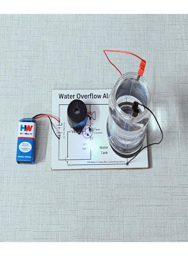 ESPTRONICS Water Level Indicator Overflow Alarm Science Project Working Model Experiment Kit for School Students - Image 4